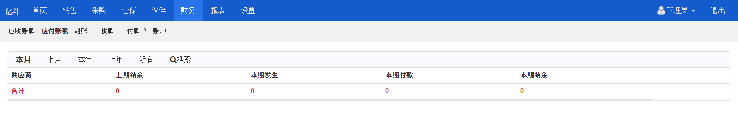 应付账款
