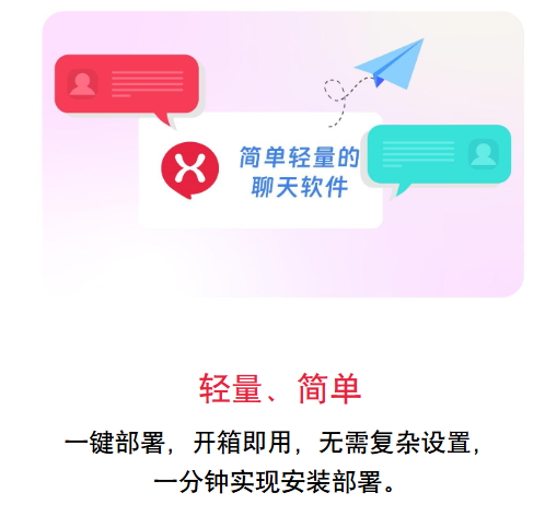 喧喧轻量级部署架构图
