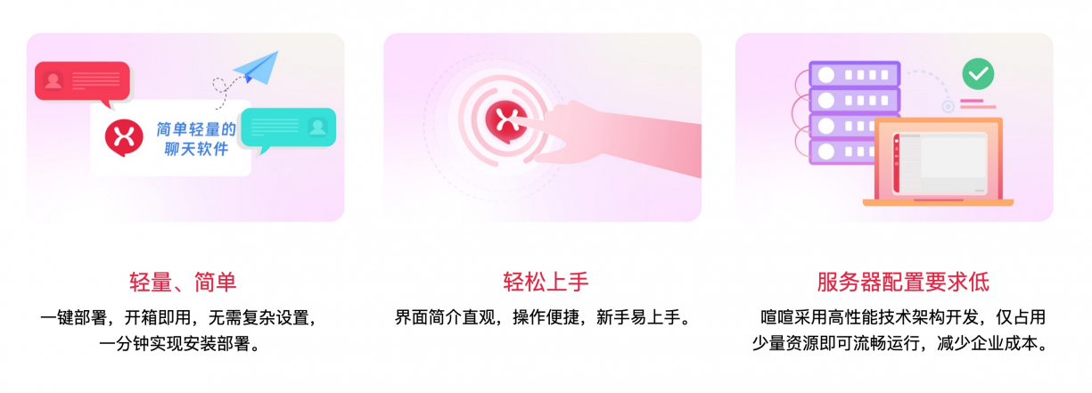 喧喧IM低硬件配置要求示意图