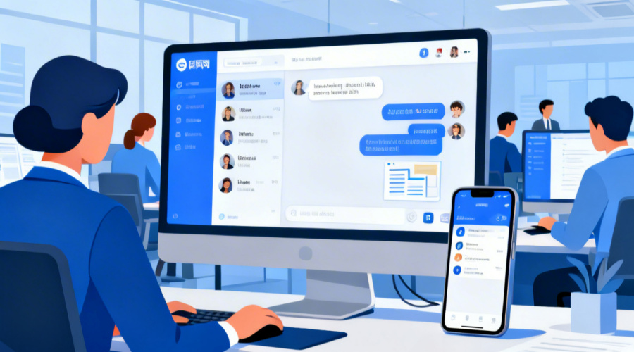 局域网即时聊天软件解决企业沟通痛点