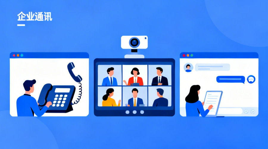 政企通讯工具分类：电话系统、视频会议、即时通讯如何选择