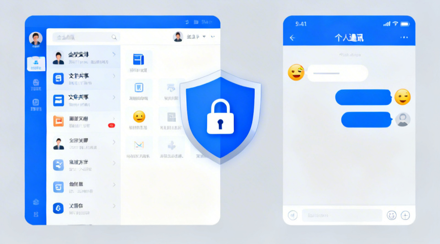 企业聊天软件vs个人通讯工具：企业级功能与安全性差异全解析