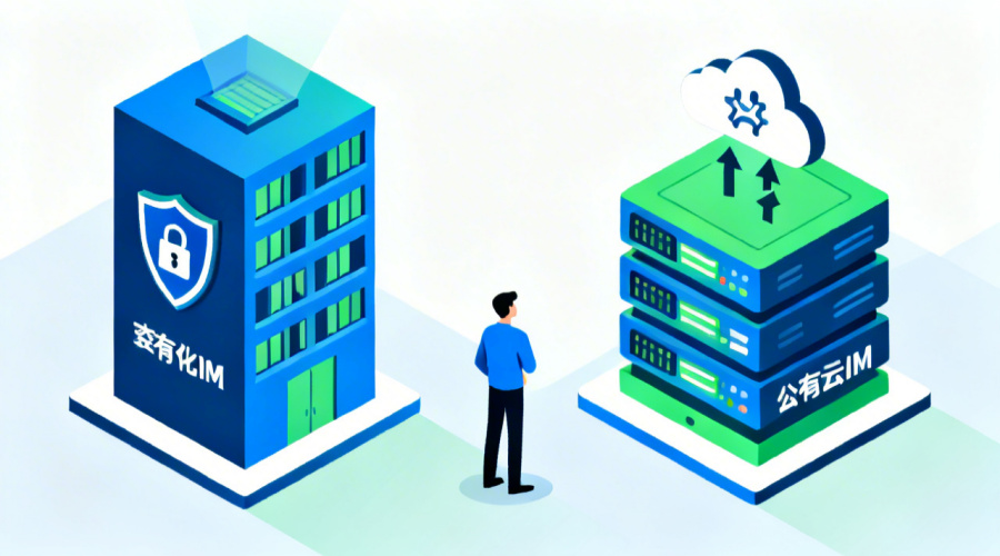 私有化即时聊天软件 vs 公有云IM：哪种更适合数据敏感型企业？
