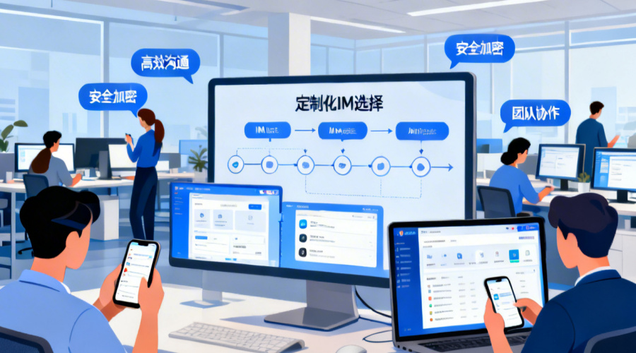 定制化企业IM软件：如何选到最适合你的办公沟通工具？