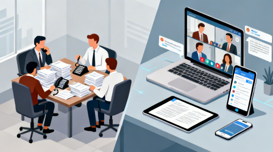 传统企业沟通vs现代协作：效率与成本的深度对比