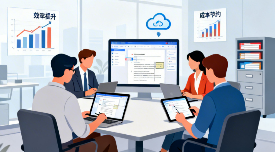 文档协同管理vs传统文件管理：效率提升与成本节约对比分析
