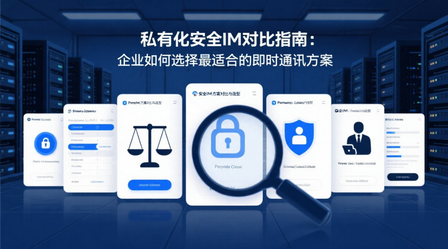 私有化安全IM对比指南：企业如何选择最适合的即时通讯方案