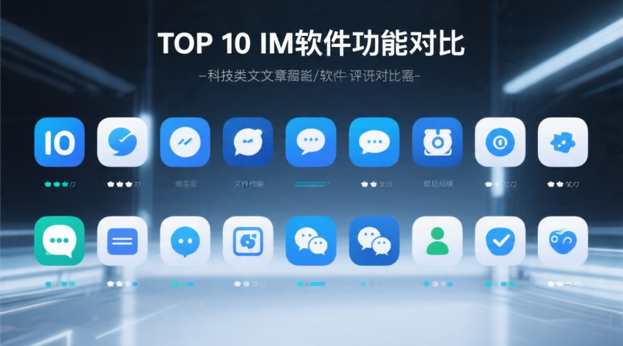 IM即时通讯软件排名：功能最全面的10款产品对比表