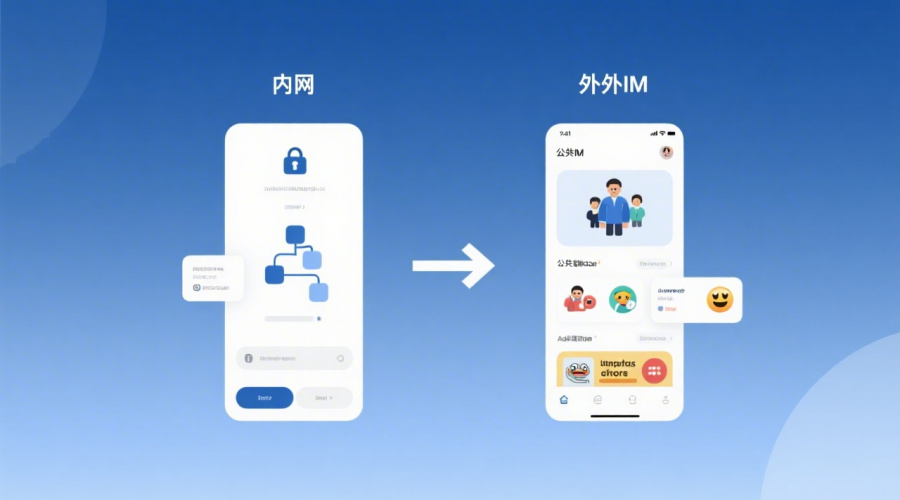 内网即时聊天软件和外部IM的区别？企业如何选择？