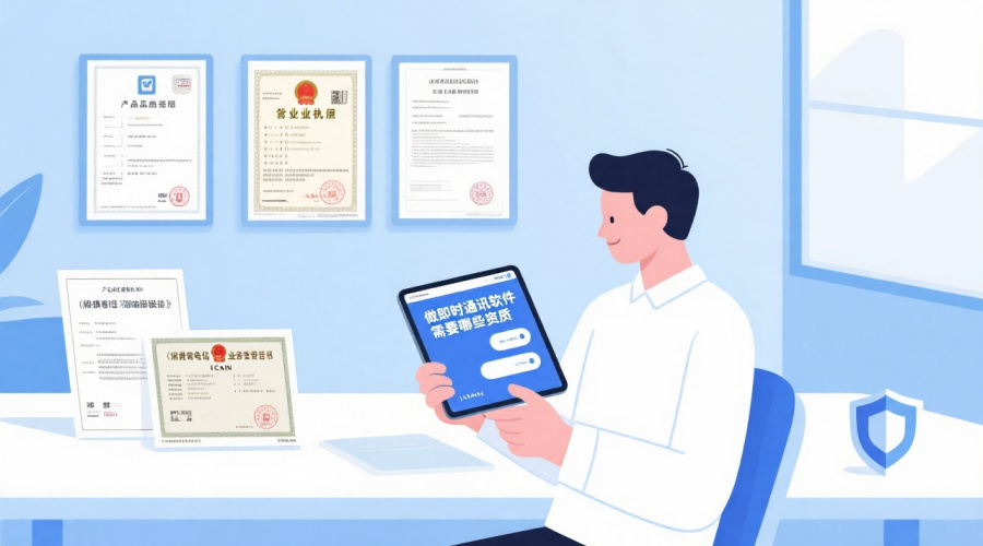 做即时通讯软件需要哪些资质