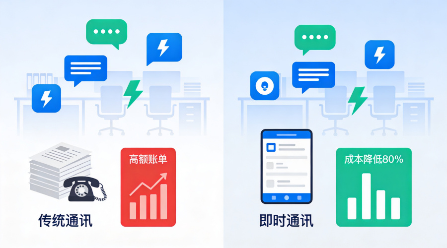 即时通讯为什么能降低成本