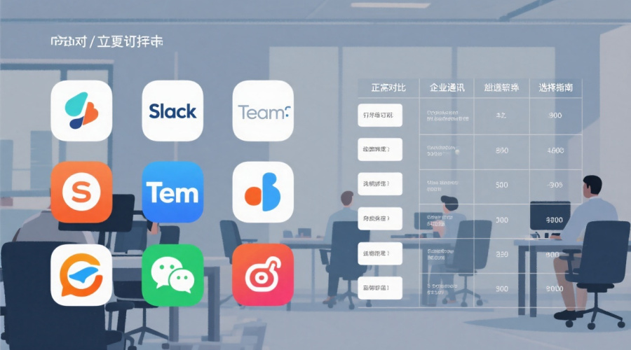 企业即时聊天软件有哪些？6类产品横向对比表