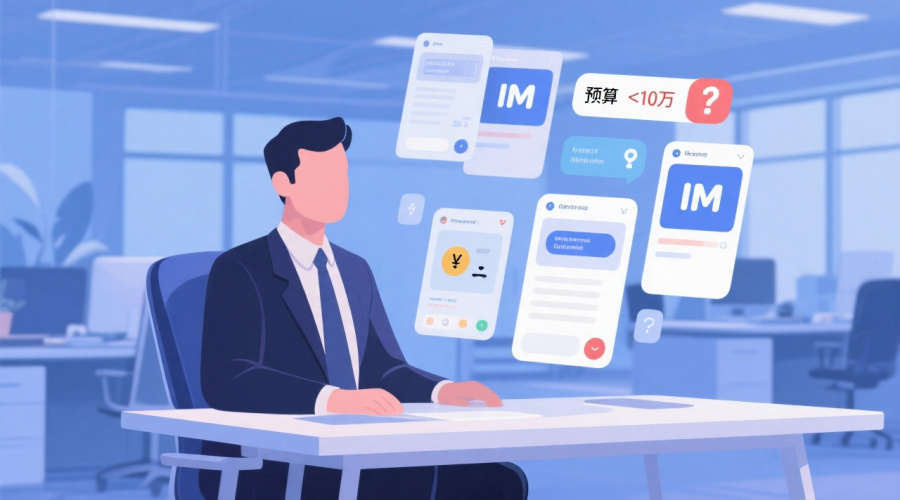 IM即时聊天系统推荐：预算10万以下企业怎么选？