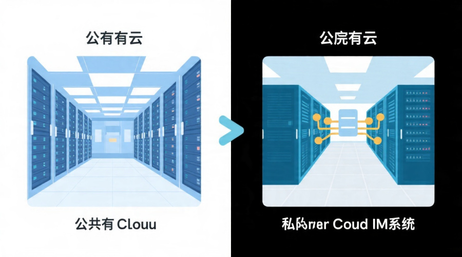 IM即时聊天系统区别：公有云vs私有云哪种更适合你？