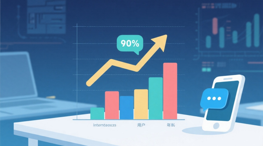 即时通讯年增长率为多少