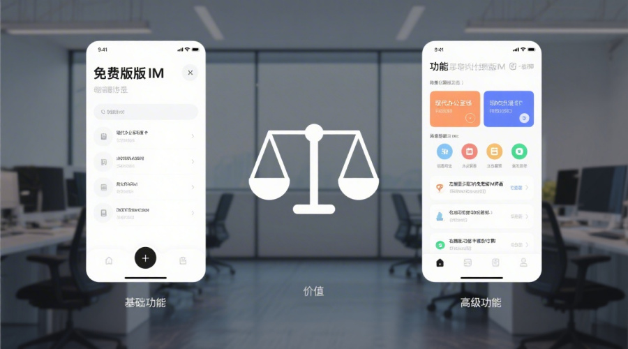 IM即时通讯系统区别：免费版与付费版哪个更划算？