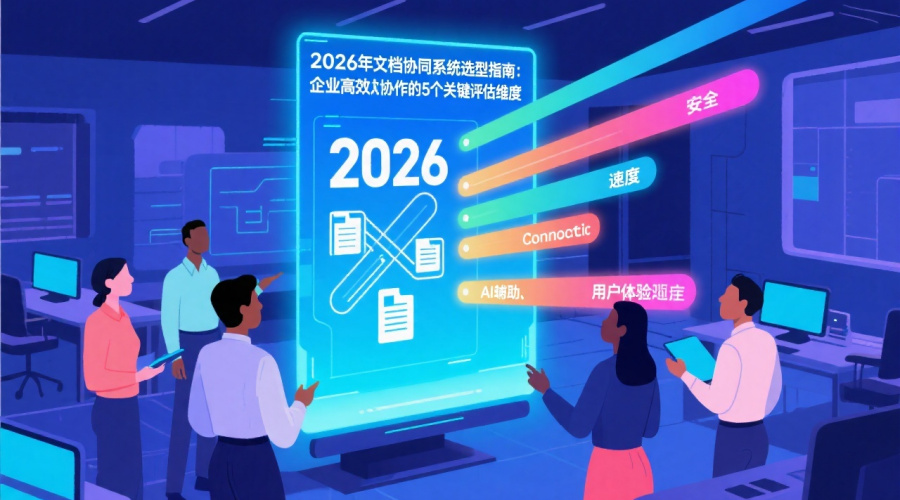 2026年文档协同系统选型指南：企业高效协作的5个关键评估维度