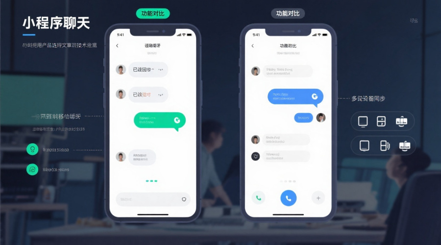小程序即时聊天IM功能对比：哪些功能是决策关键？