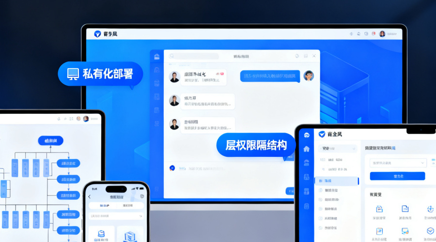 企业即时通讯软件怎么选？私有化、信创、组织隔离三维度