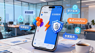 企业级聊天软件与普通IM的区别：这5点决定专业度
