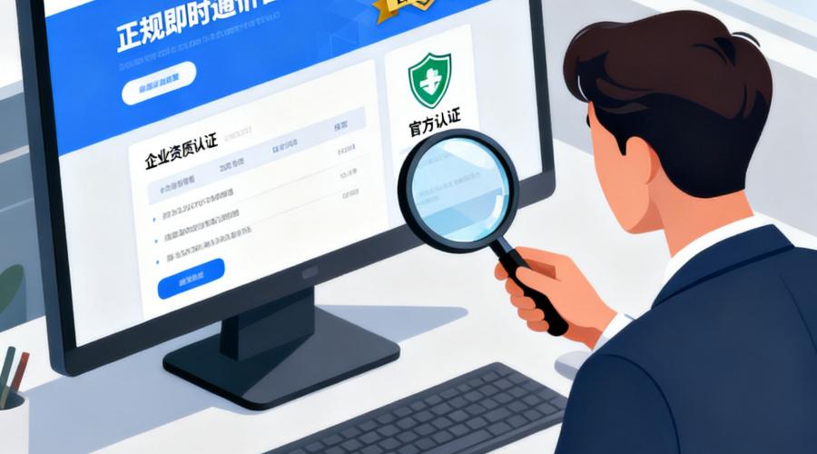 如何通过核查正规合法的IM即时通讯软件官网来筛选供应商