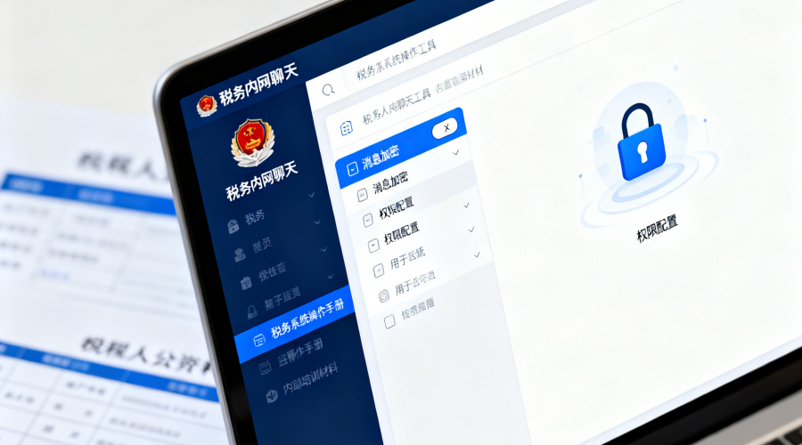 税务内网聊天工具安全设置操作指南：消息加密与权限配置