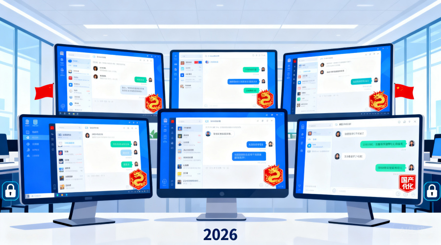 2026年国产化办公内网聊天工具推荐，这5款企业都在用