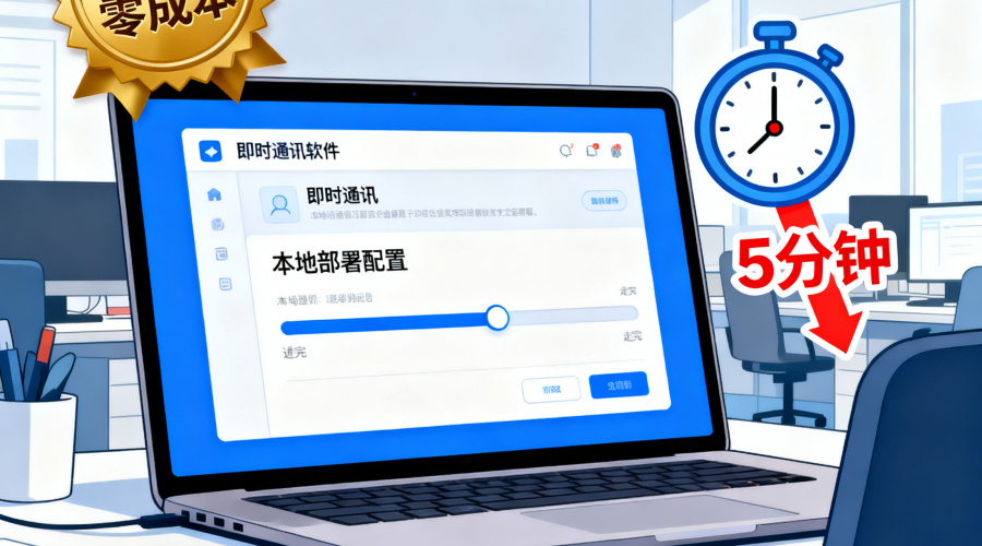 中小型企业如何零成本实现IM软件本地部署？5分钟实操