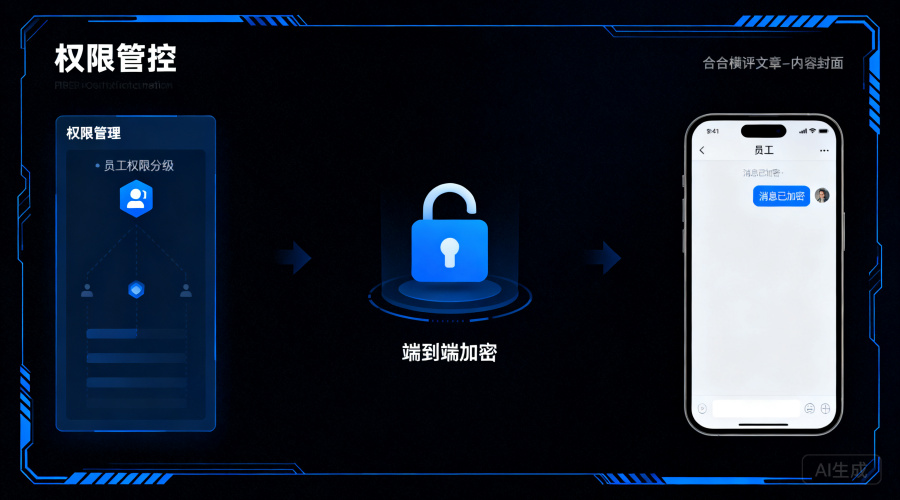 严防商业机密泄露的企业密信聊天软件哪个好？后台权限管控横评