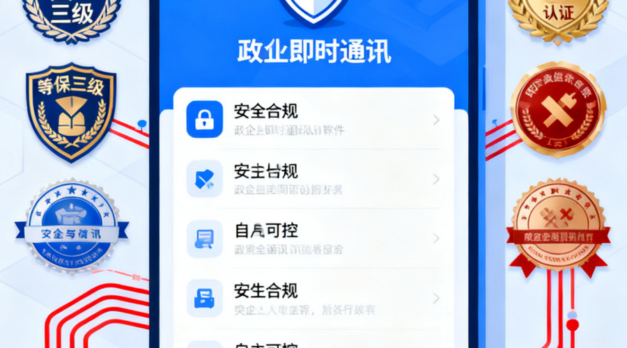 政企即时通讯软件推荐：支持信创、等保、分级保护