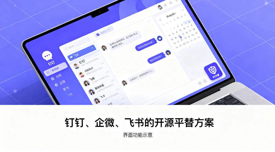 钉钉、企微、飞书的开源平替方案：与头部IM类似的软件