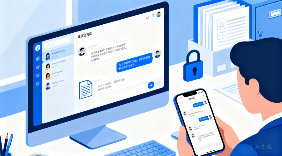 离职员工消息怎么交接？即时通讯软件消息同步的合规方案