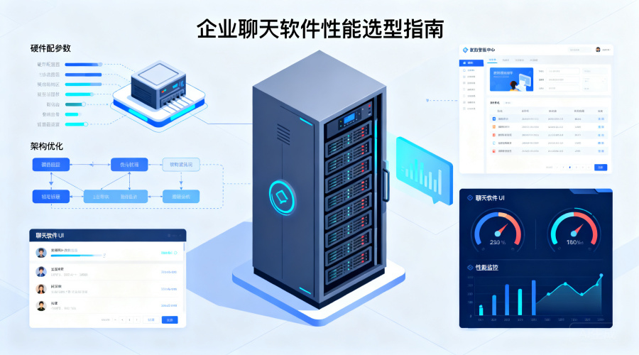 企业聊天软件性能选型指南：从硬件配置到架构优化