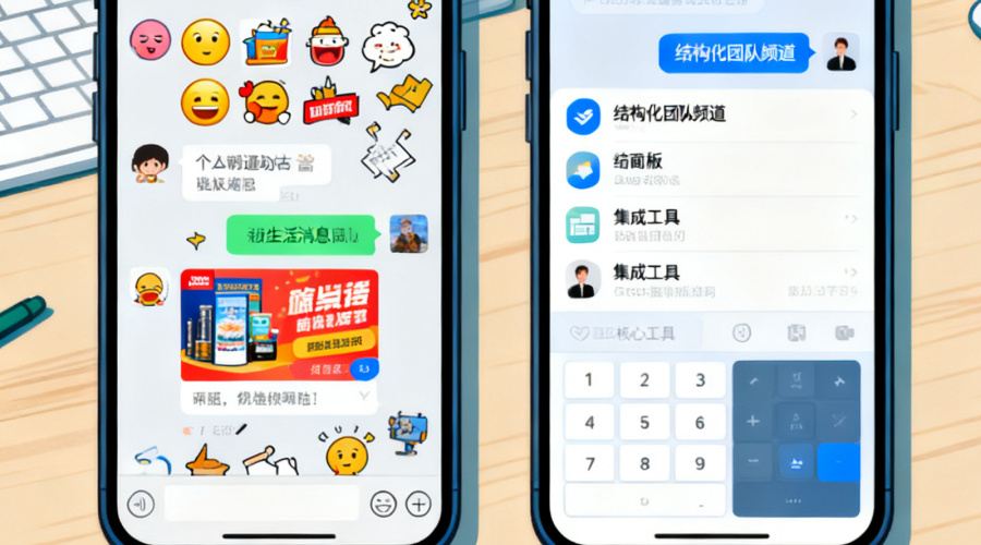 从微信切换到专业企业聊天软件，这4点变化最明显