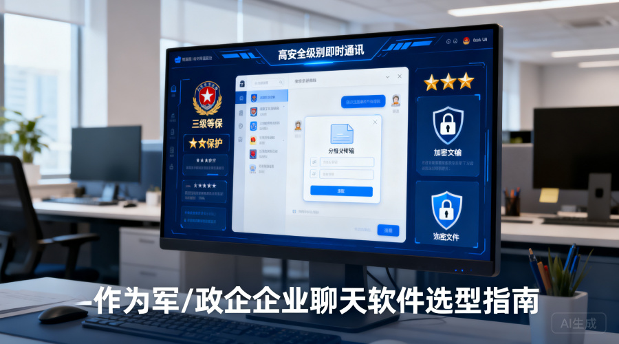 军工/政企企业聊天软件选型指南：等保、分级保护、涉密要求