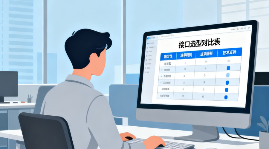 企业聊天软件接口选型：稳定性、速率限制、技术支持