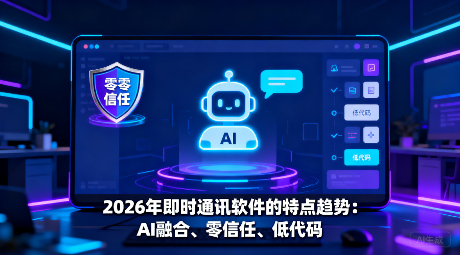 2026年即时通讯软件的特点趋势：AI融合、零信任、低代码