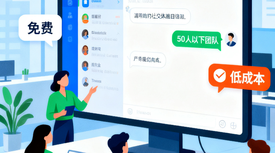 2026年免费企业聊天软件参考：50人以下团队低成本方案