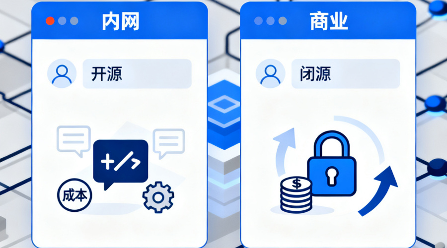 内网聊天选开源还是商业？安全、成本、扩展性六大维度对比