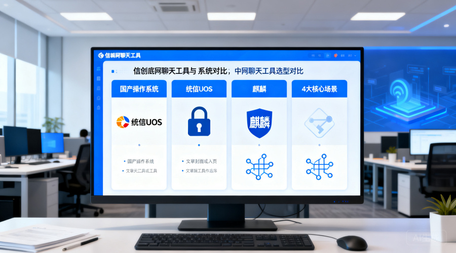 信创内网聊天工具怎么选？对比4大核心场景与系统