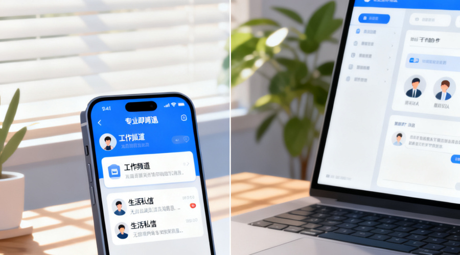 工作与生活分离：用专业IM即时通讯聊天软件替代微信