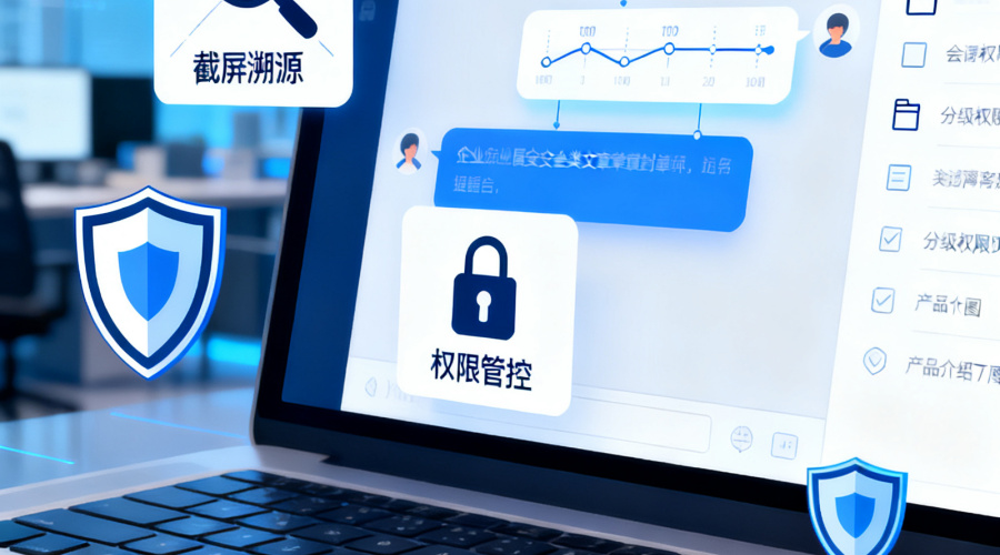 企业聊天软件安全选型指南：截屏溯源、会话存档、权限管控