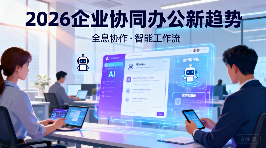 2026年企业聊天软件协作趋势：AI辅助、低代码集成