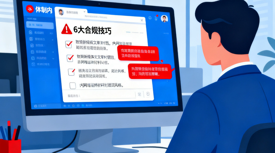 2026年体制内内网聊天必须注意的6个合规技巧