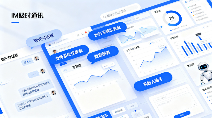 从沟通工具到业务底座：企业IM即时通讯软件的演进