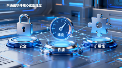 从安全、性能、扩展性三维度看：IM通讯软件怎么选？