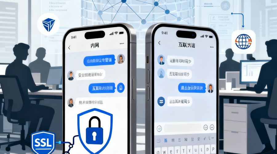 对比评测：内网聊天应用与通用IM在企业场景下的5个关键差异