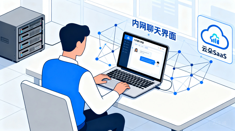 研发企业内网聊天选型指南：对比本地部署与SaaS方案的利弊