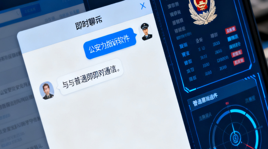 什么是公安内网聊天软件？与即时通讯的区别与典型场景