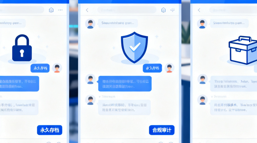 推荐3款企业聊天软件，群聊消息永久存档、合规审计